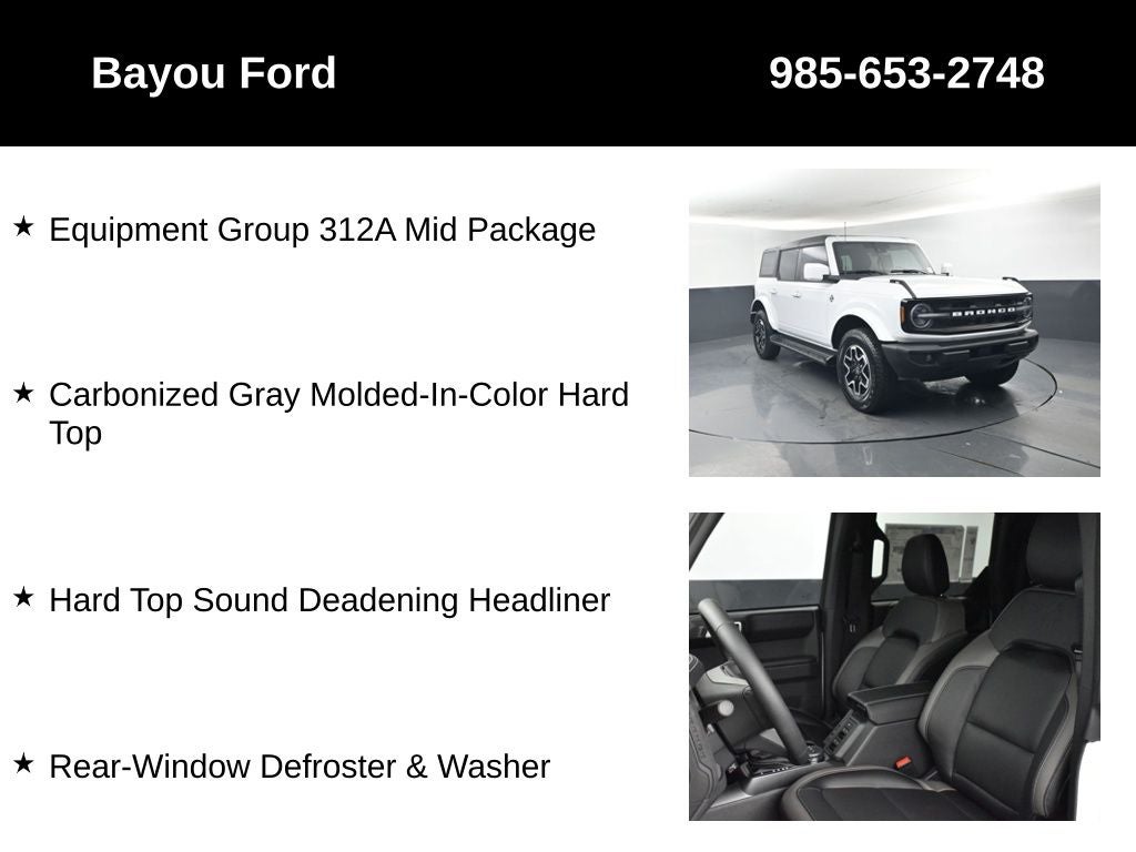 2025 Ford Bronco Outer Banks 312A