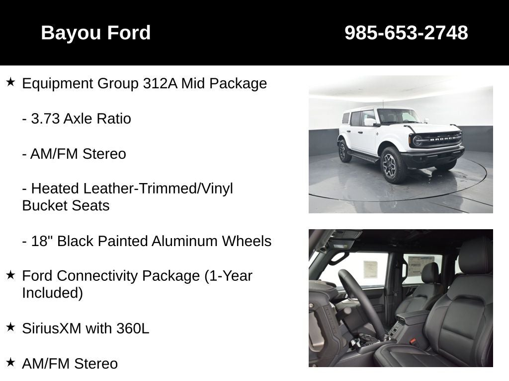 2026 Ford Bronco Outer Banks