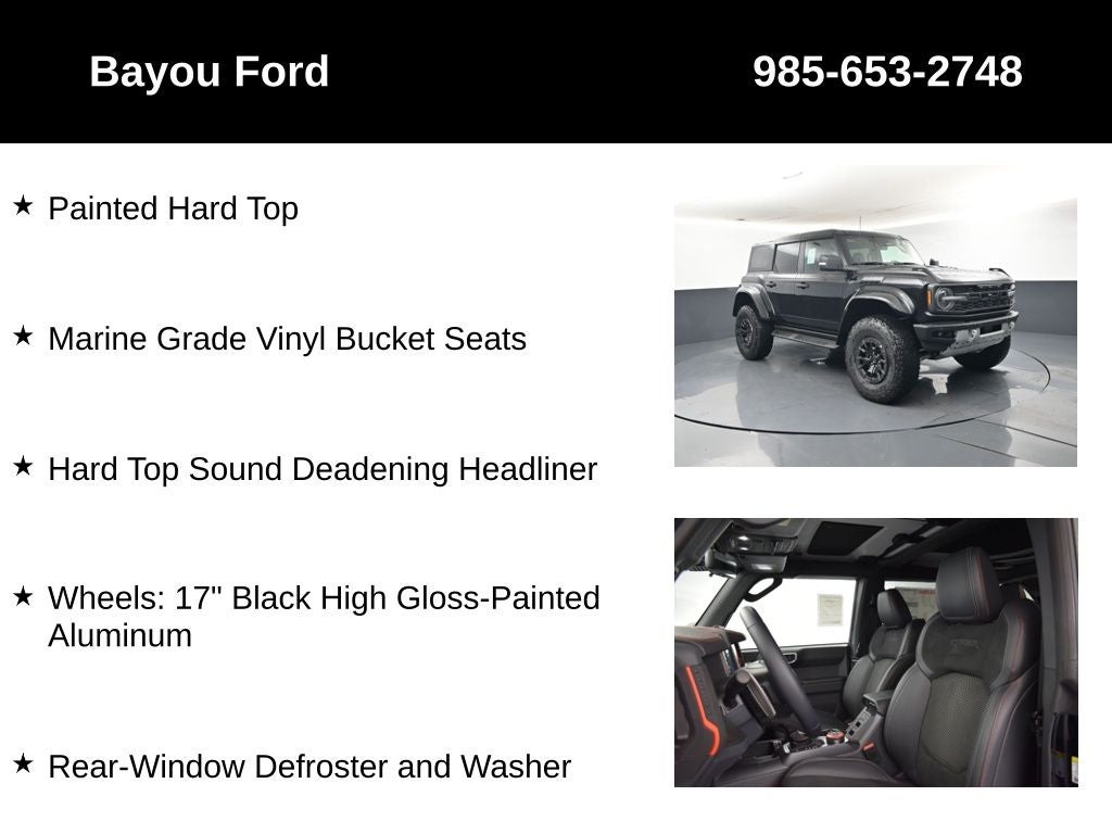 2026 Ford Bronco Raptor 374A
