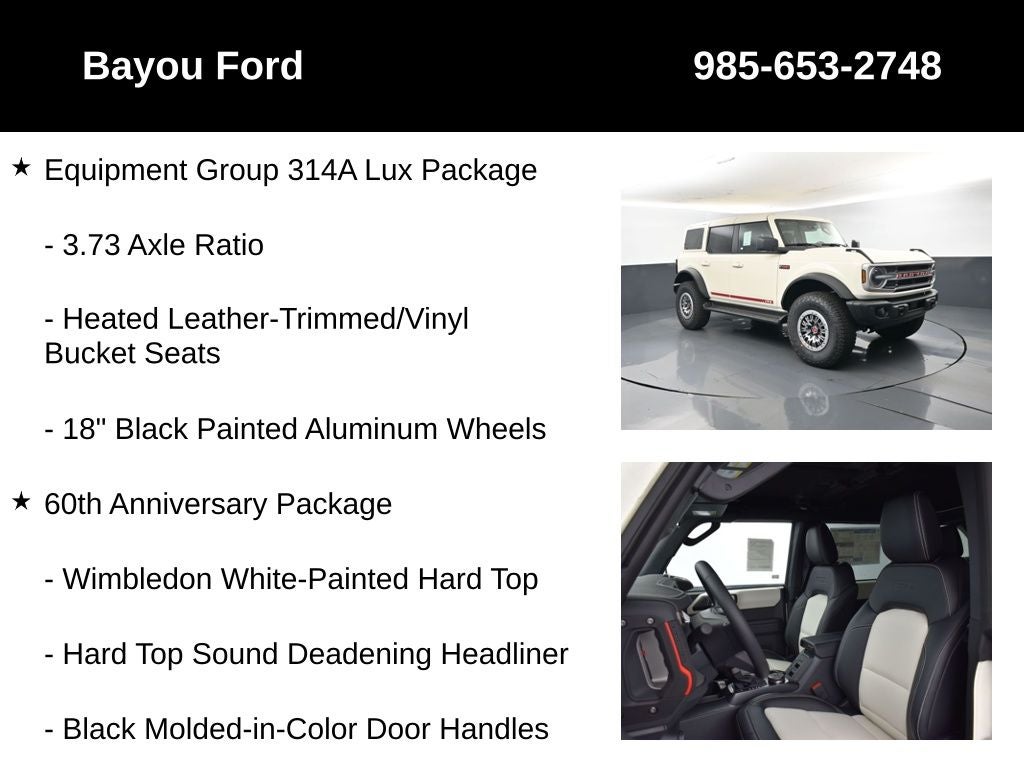 2026 Ford Bronco Outer Banks 314A