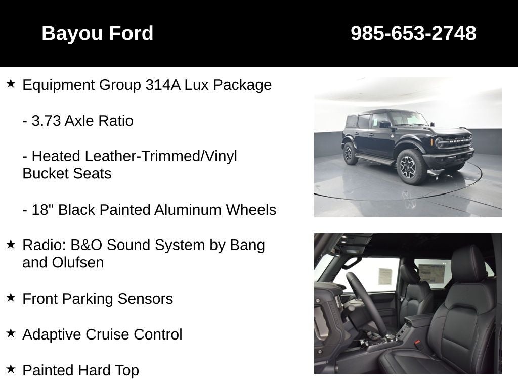 2026 Ford Bronco Outer Banks 314A