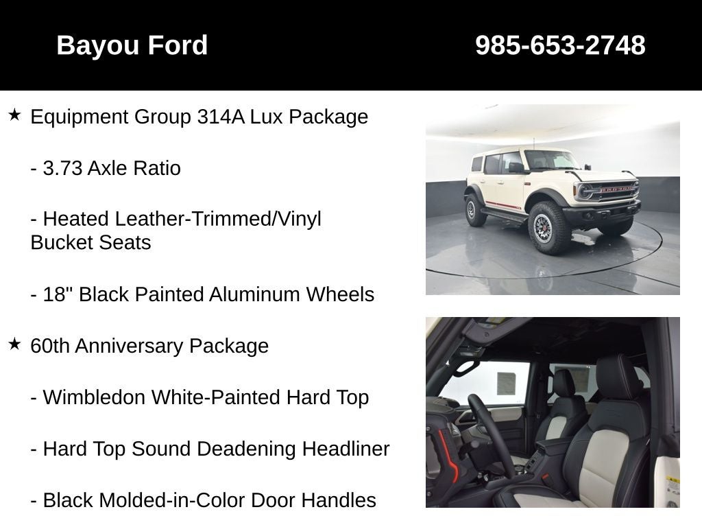 2026 Ford Bronco Outer Banks 314A