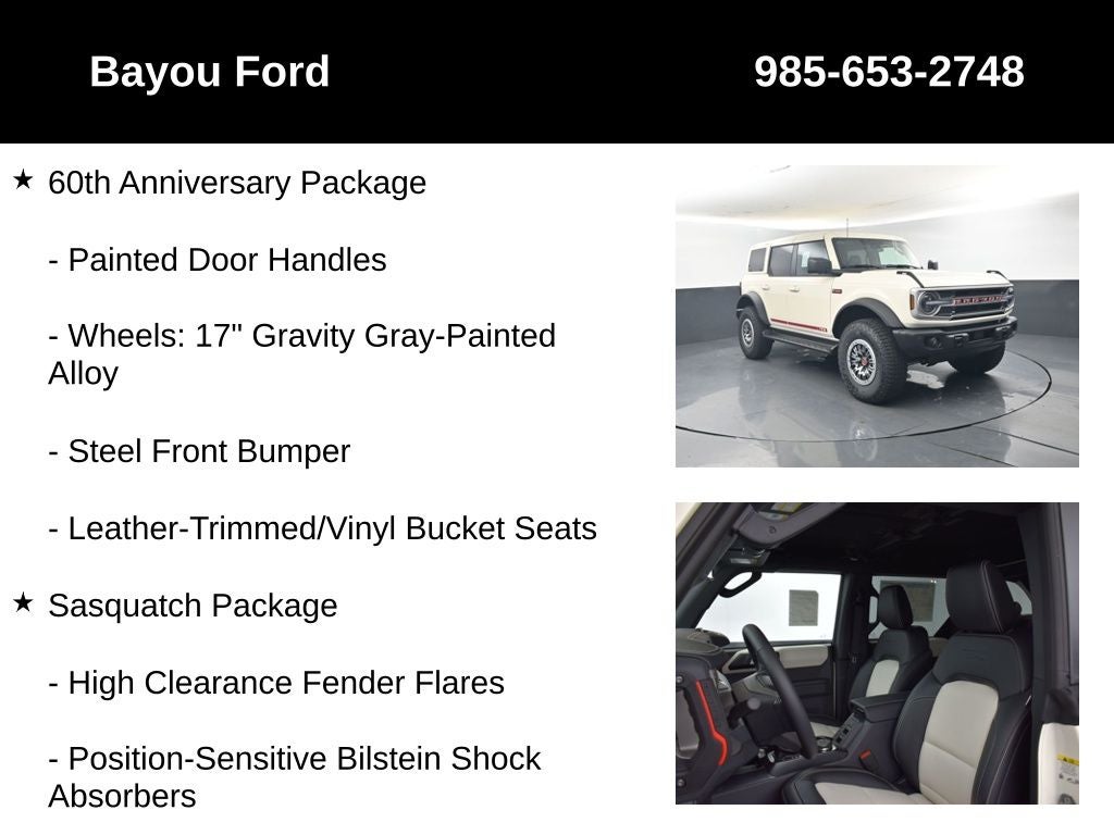 2026 Ford Bronco Outer Banks 314A