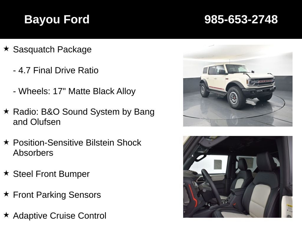 2026 Ford Bronco Outer Banks 314A