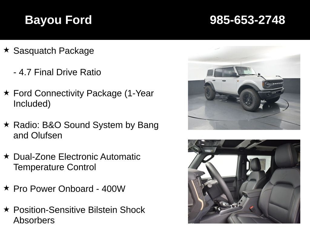 2026 Ford Bronco Badlands 334A