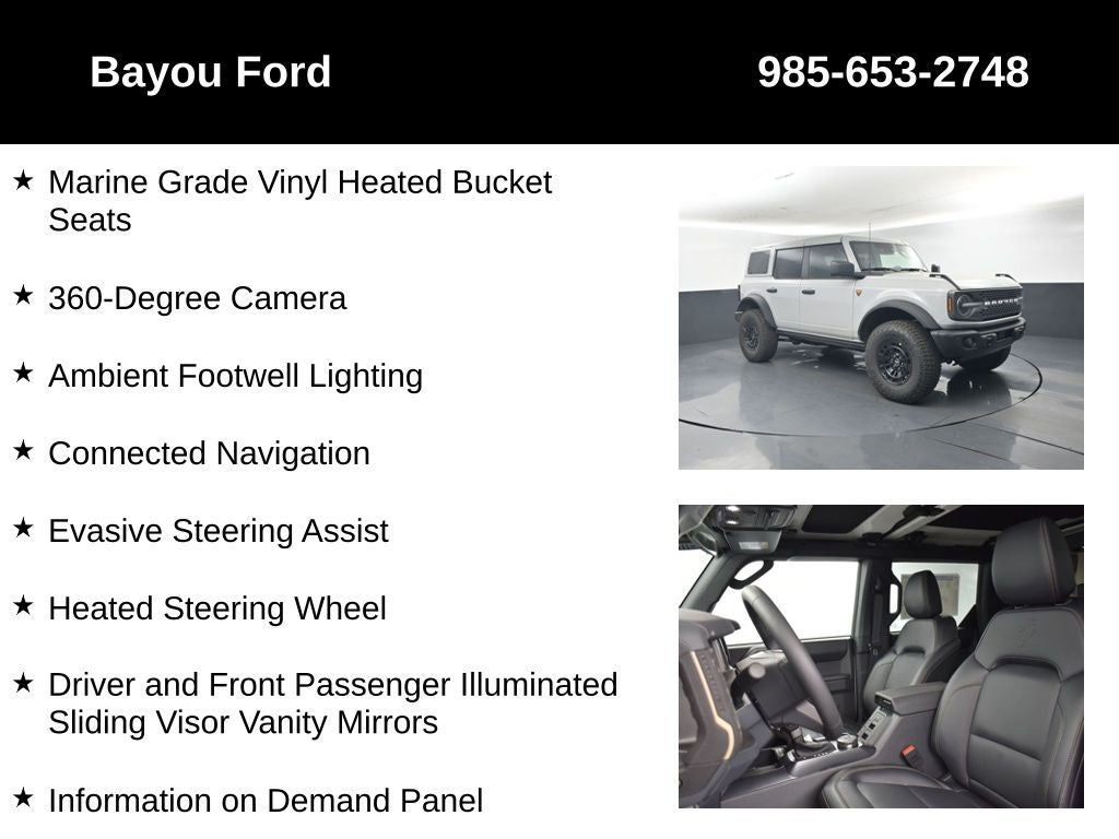 2026 Ford Bronco Badlands 334A