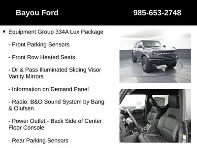 2025 Ford Bronco Badlands 334A