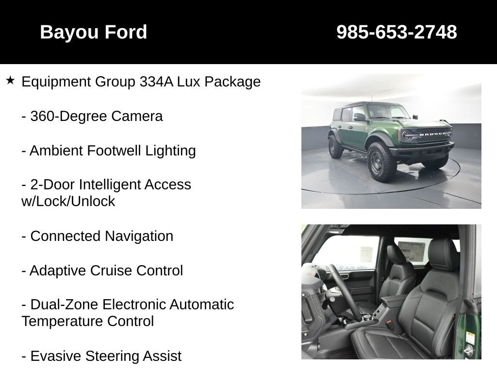 2025 Ford Bronco Badlands 334A