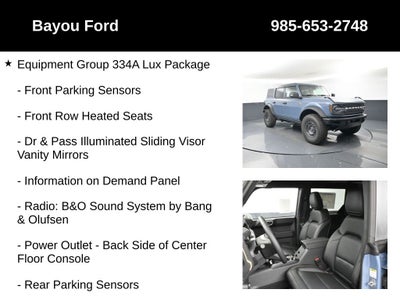 2025 Ford Bronco Badlands 334A