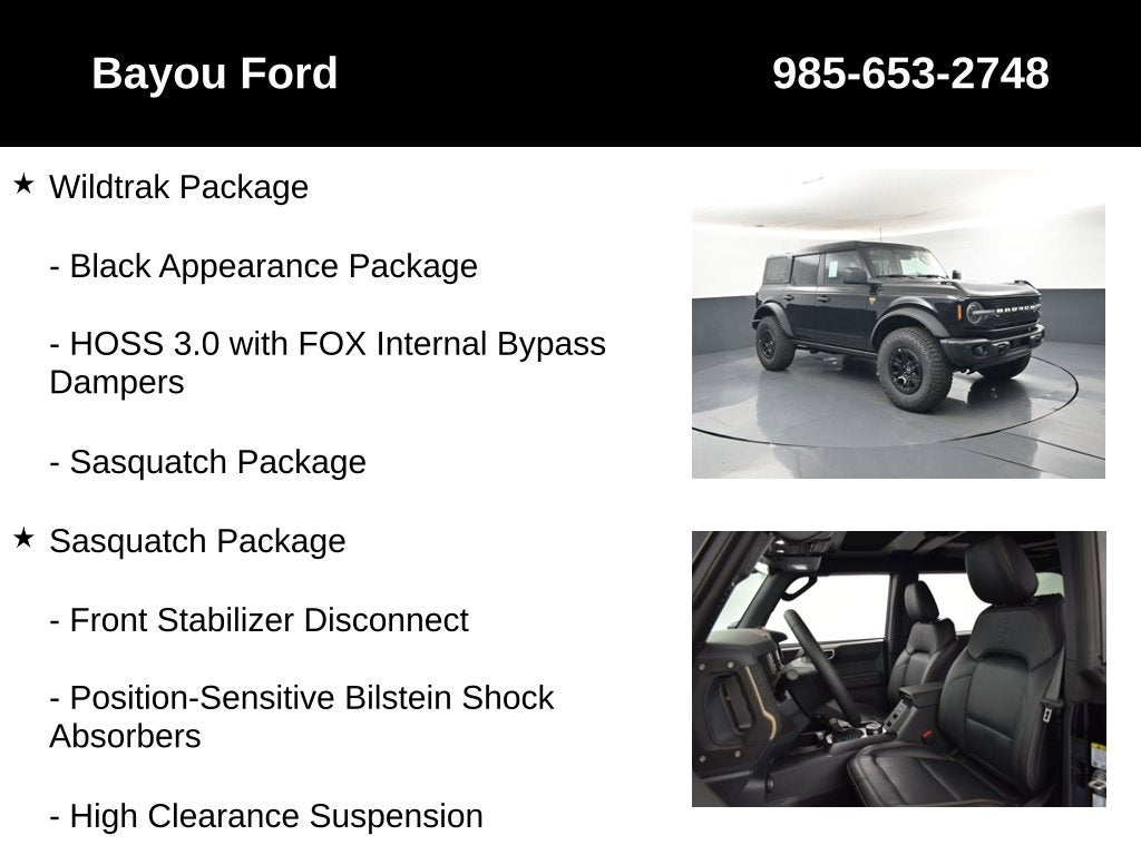 2026 Ford Bronco Badlands 334A
