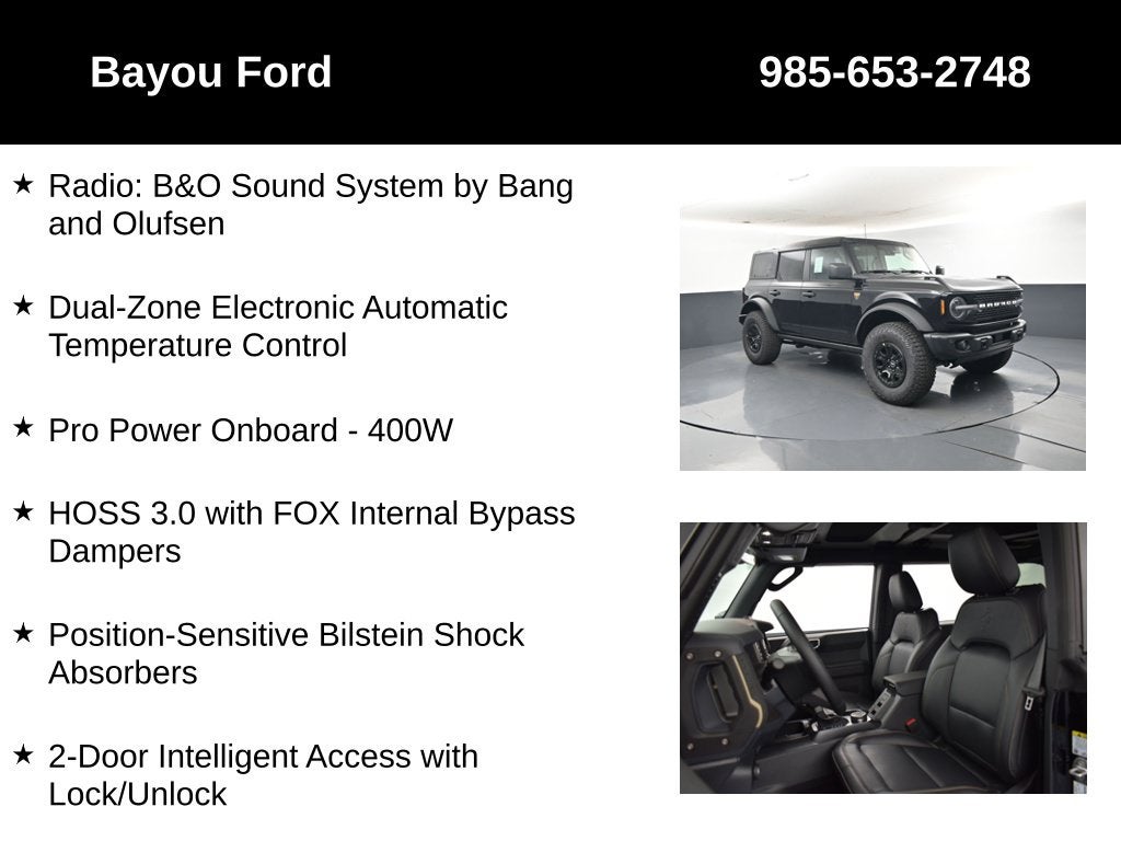 2026 Ford Bronco Badlands 334A