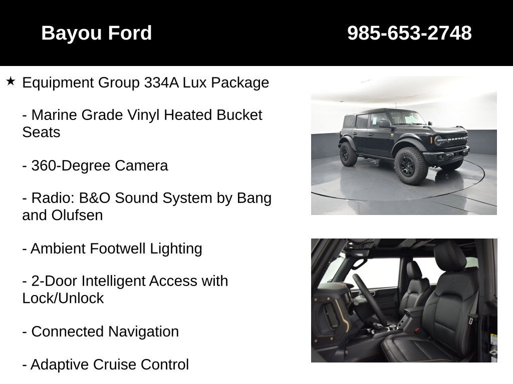 2026 Ford Bronco Badlands 334A