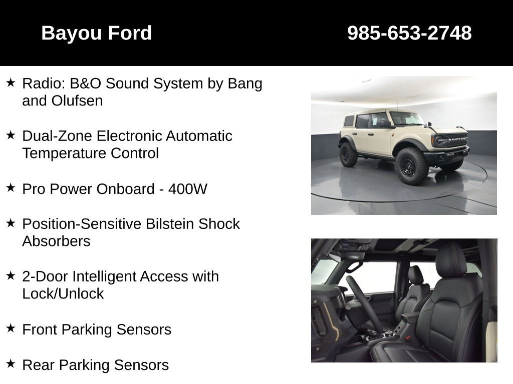 2026 Ford Bronco Badlands 334A