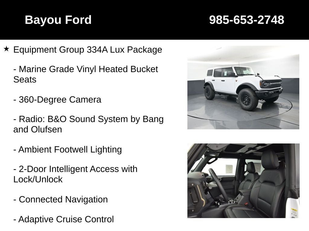 2026 Ford Bronco Badlands 334A