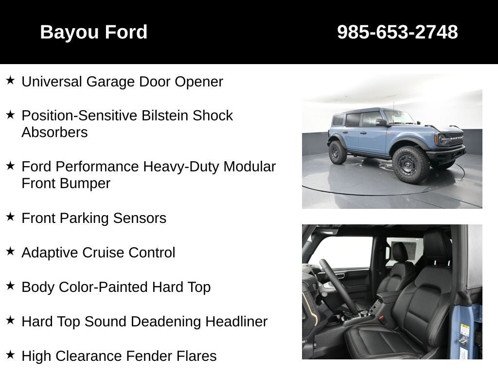 2025 Ford Bronco Badlands 334A