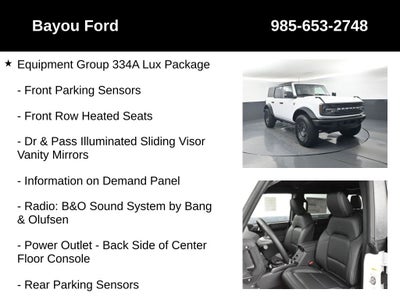 2025 Ford Bronco Badlands 334A