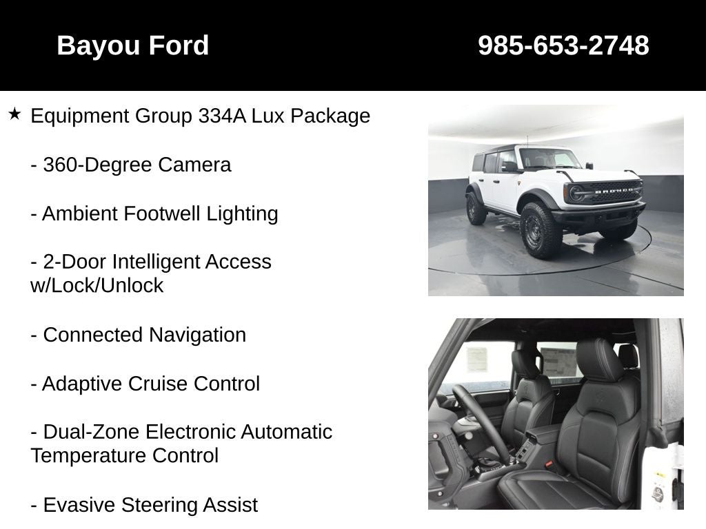 2025 Ford Bronco Badlands 334A