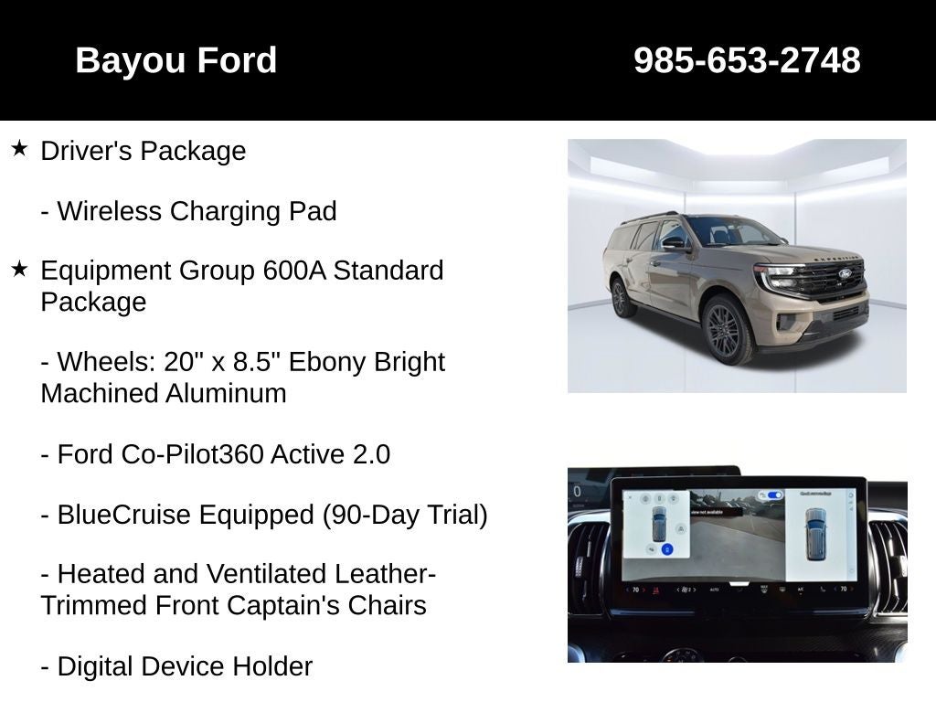 2027 Ford Expedition Max Platinum 600A