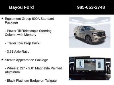 2027 Ford Expedition Max Platinum 600A
