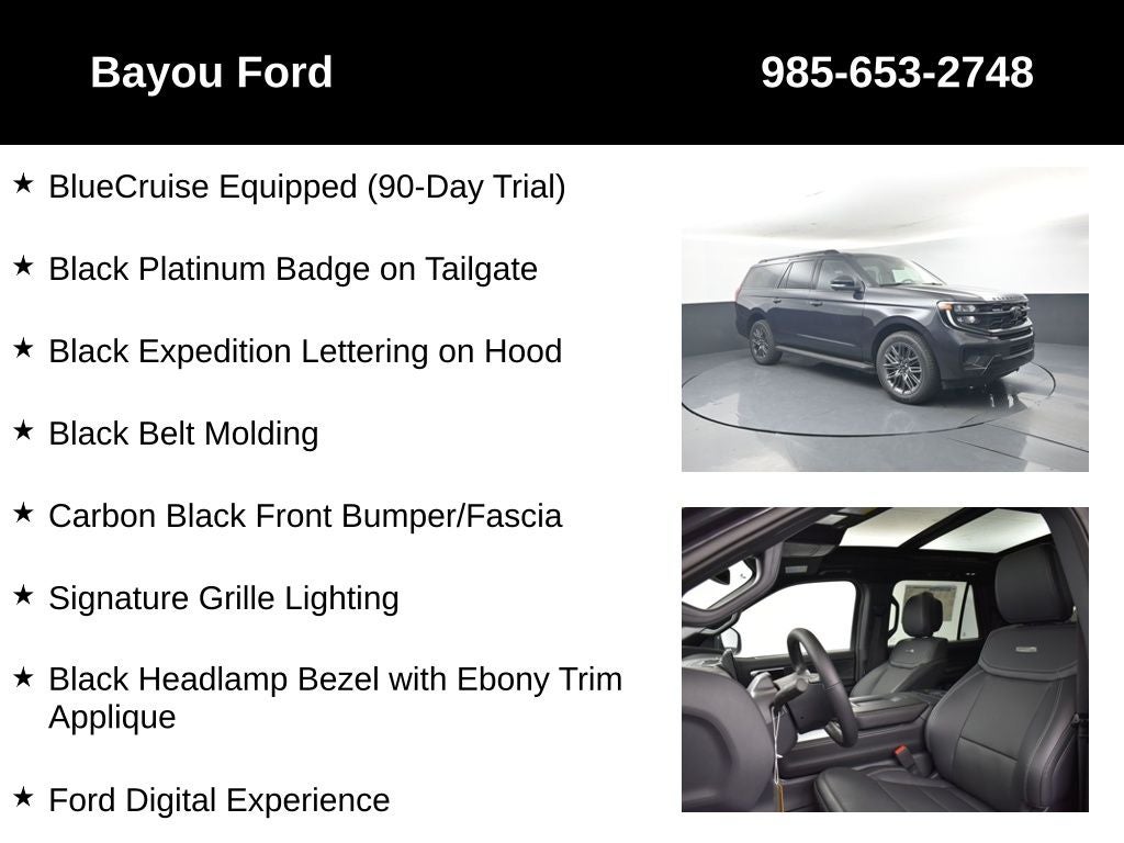 2026 Ford Expedition Max Platinum 600A