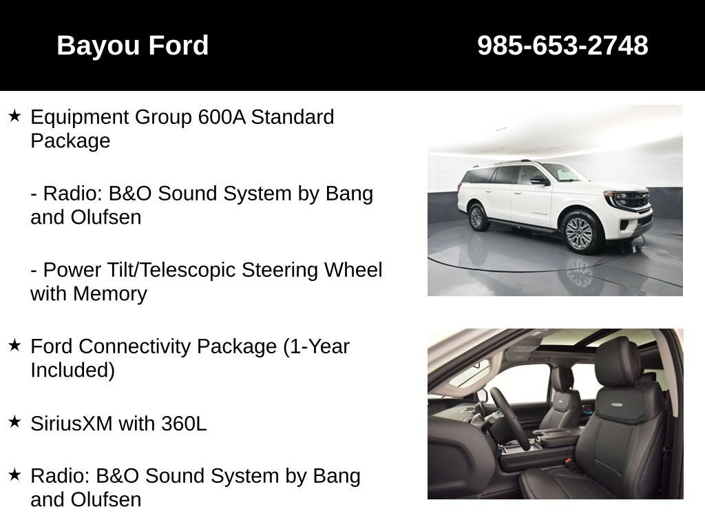 2026 Ford Expedition Max Platinum 600A