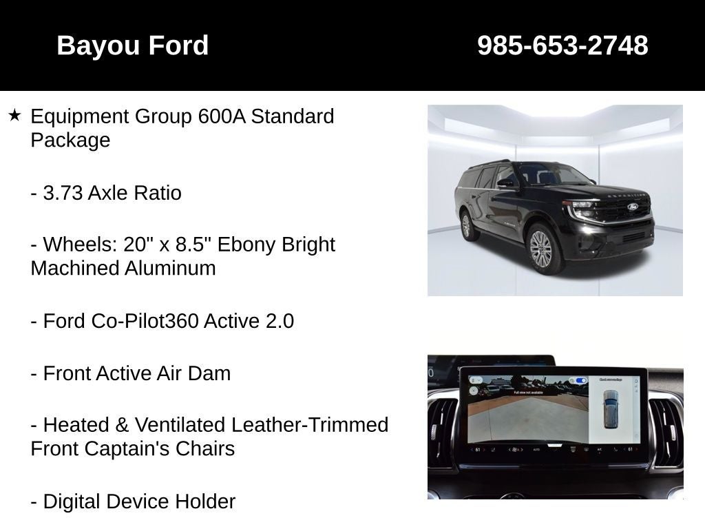 2027 Ford Expedition Max Platinum 600A