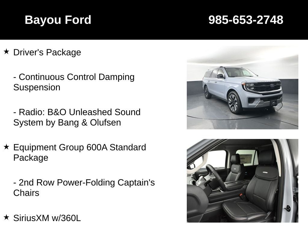 2025 Ford Expedition Max Platinum 600A