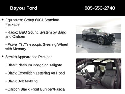 2026 Ford Expedition Max Platinum 600A