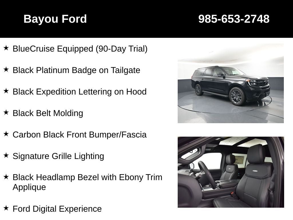 2026 Ford Expedition Max Platinum 600A