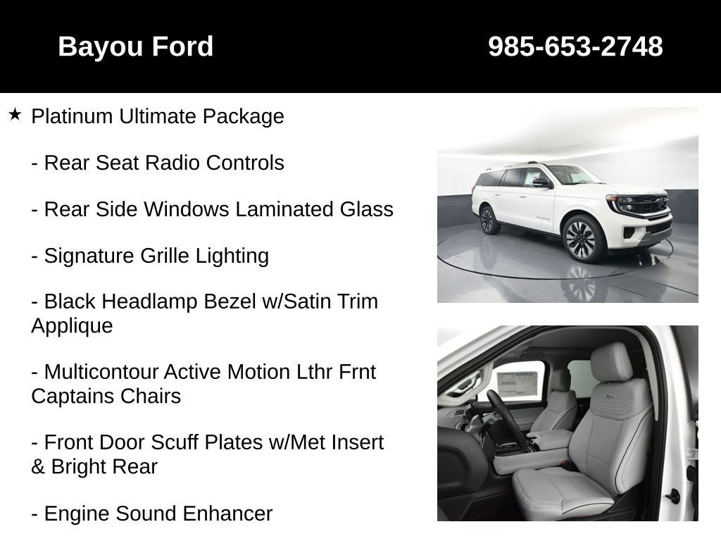 2025 Ford Expedition Max Platinum 600A