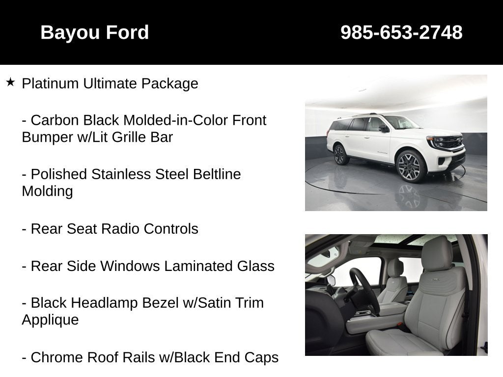 2027 Ford Expedition Max Platinum 600A