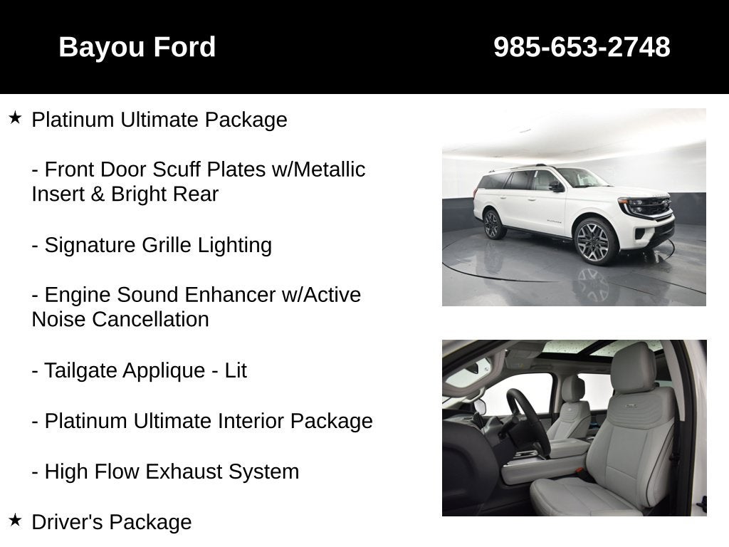 2027 Ford Expedition Max Platinum 600A