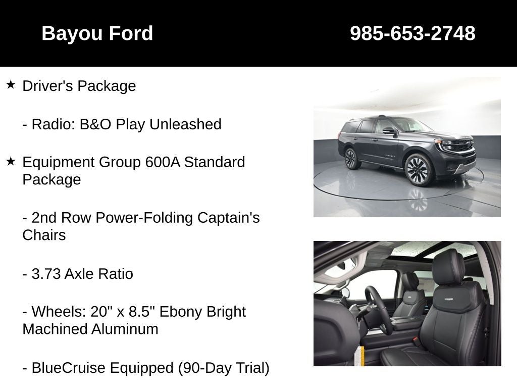 2026 Ford Expedition Platinum 600A