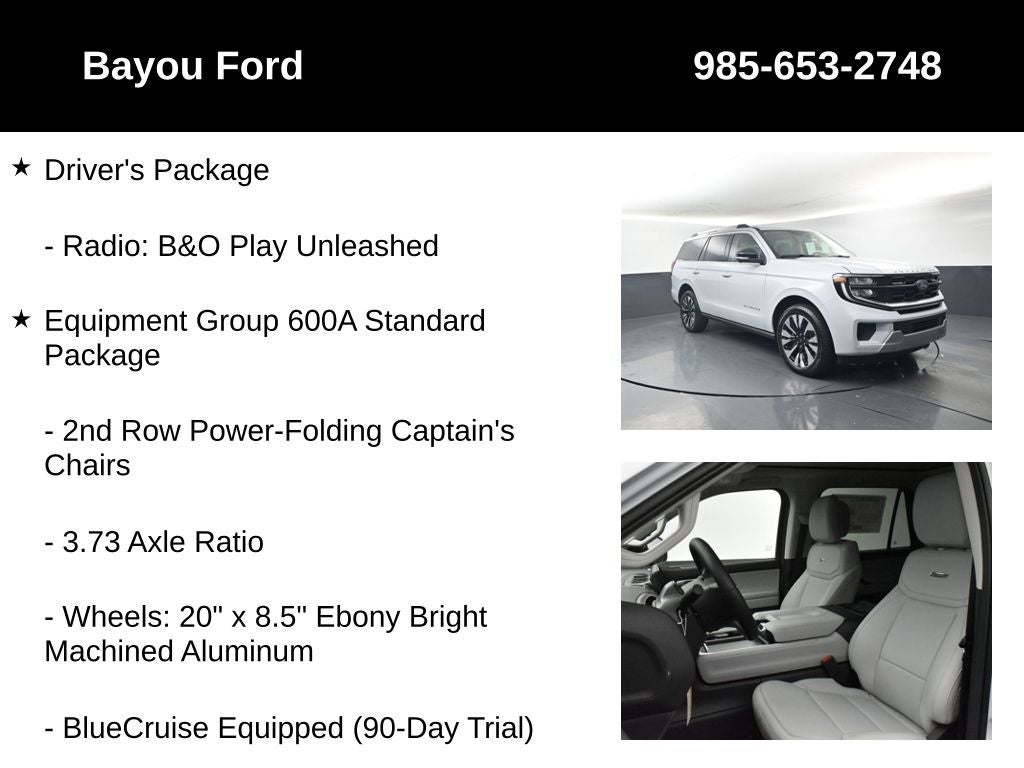 2026 Ford Expedition Platinum 600A