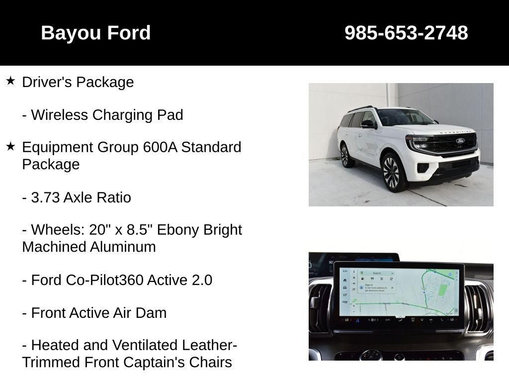 2027 Ford Expedition Platinum 600A