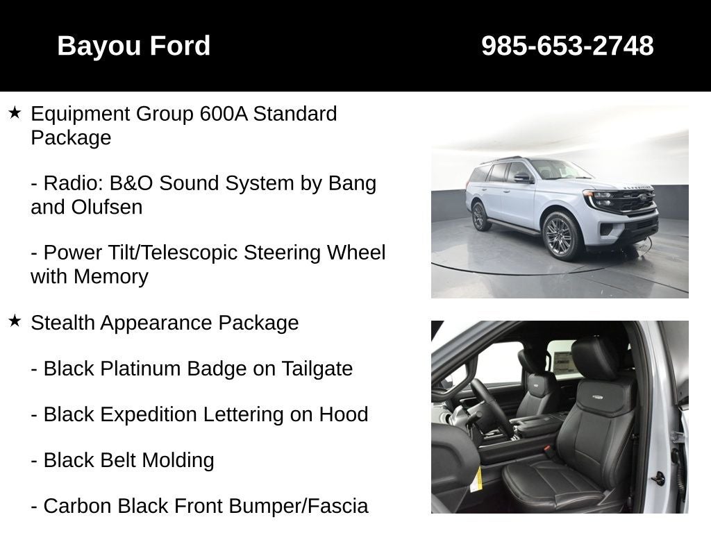 2026 Ford Expedition Platinum 600A