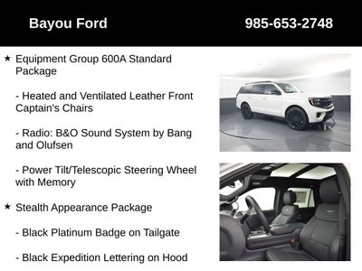 2026 Ford Expedition Platinum 600A