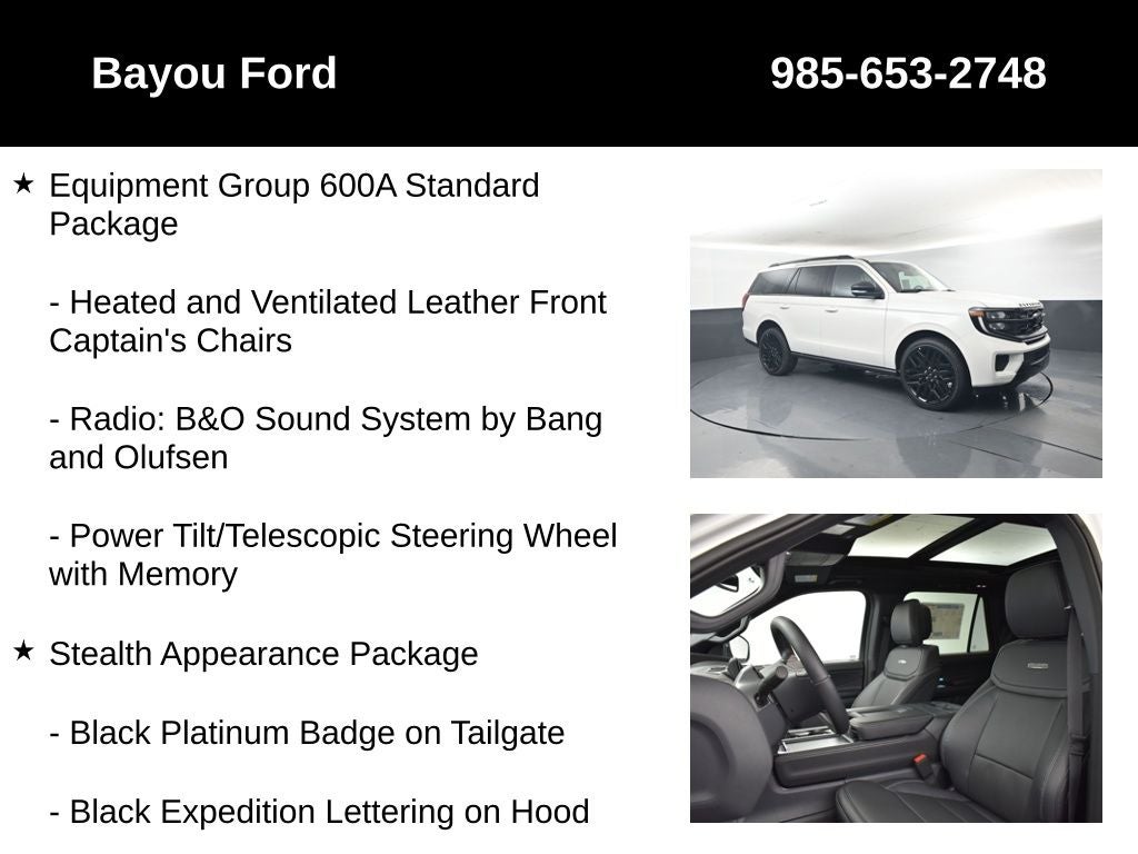 2026 Ford Expedition Platinum 600A