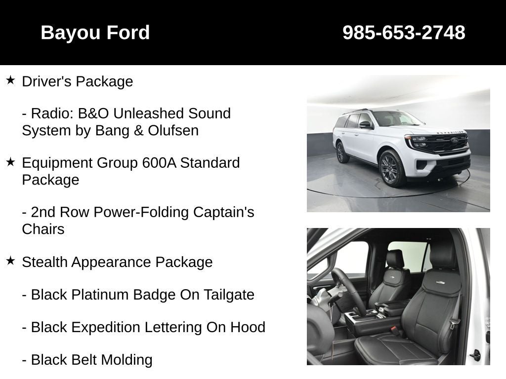 2025 Ford Expedition Platinum 600A