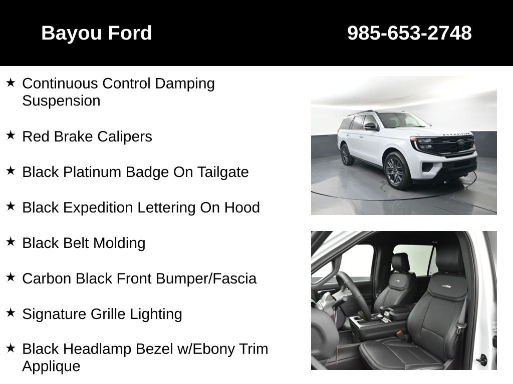 2025 Ford Expedition Platinum 600A