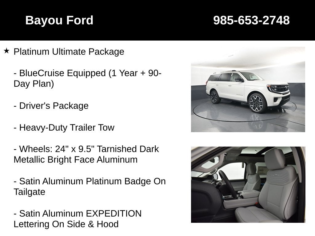 2027 Ford Expedition Platinum 600A