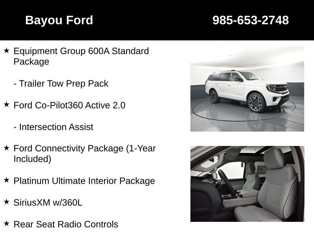 2027 Ford Expedition Platinum 600A