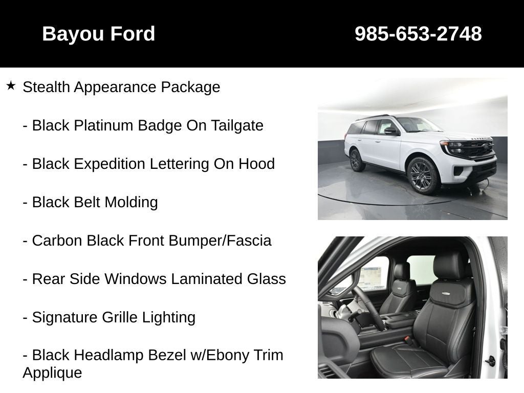 2025 Ford Expedition Platinum 600A