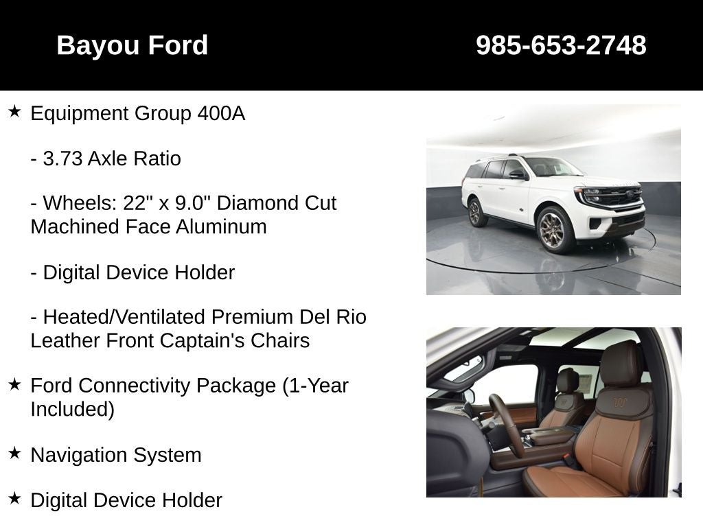 2026 Ford Expedition King Ranch 400A