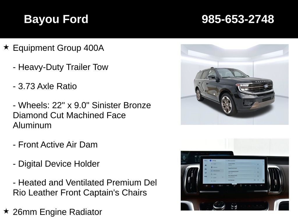 2027 Ford Expedition King Ranch 400A