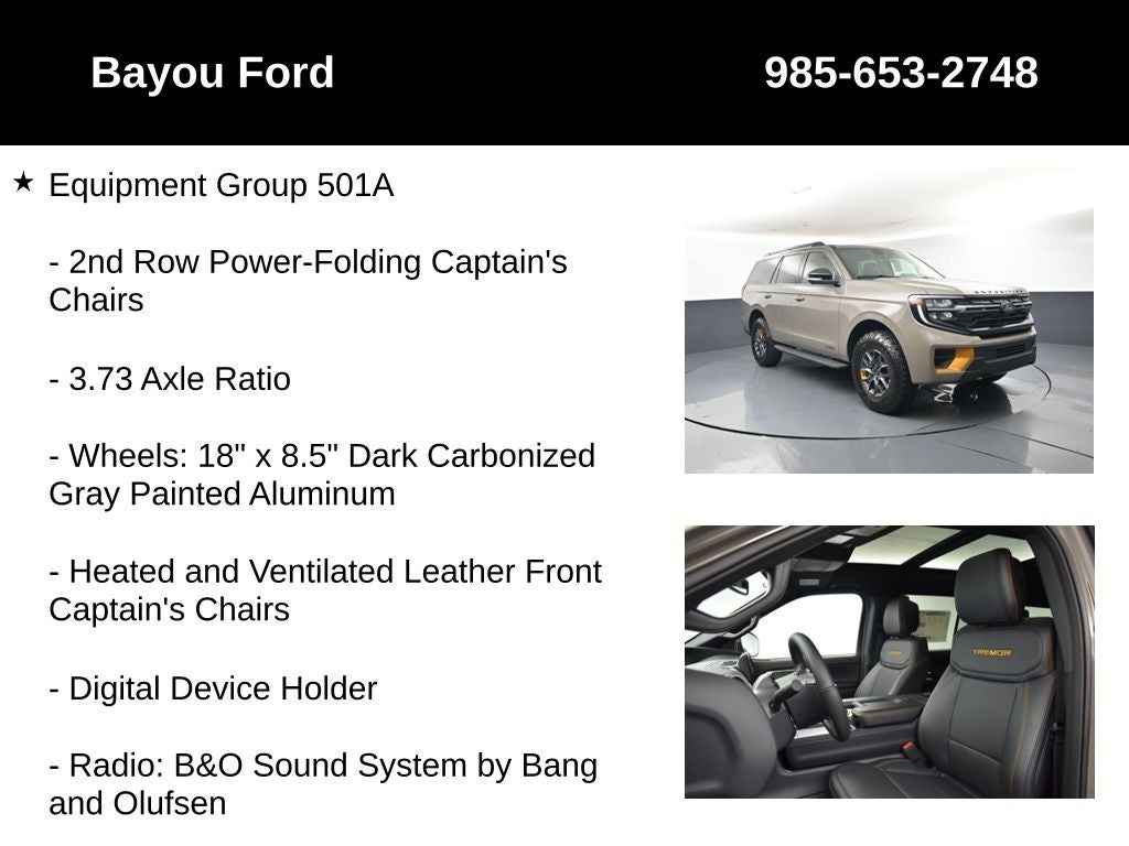 2026 Ford Expedition Tremor 501A