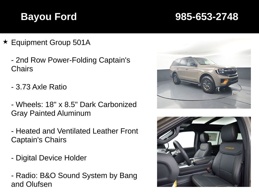 2026 Ford Expedition Tremor 501A