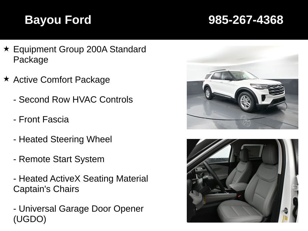 2025 Ford Explorer Active 200A