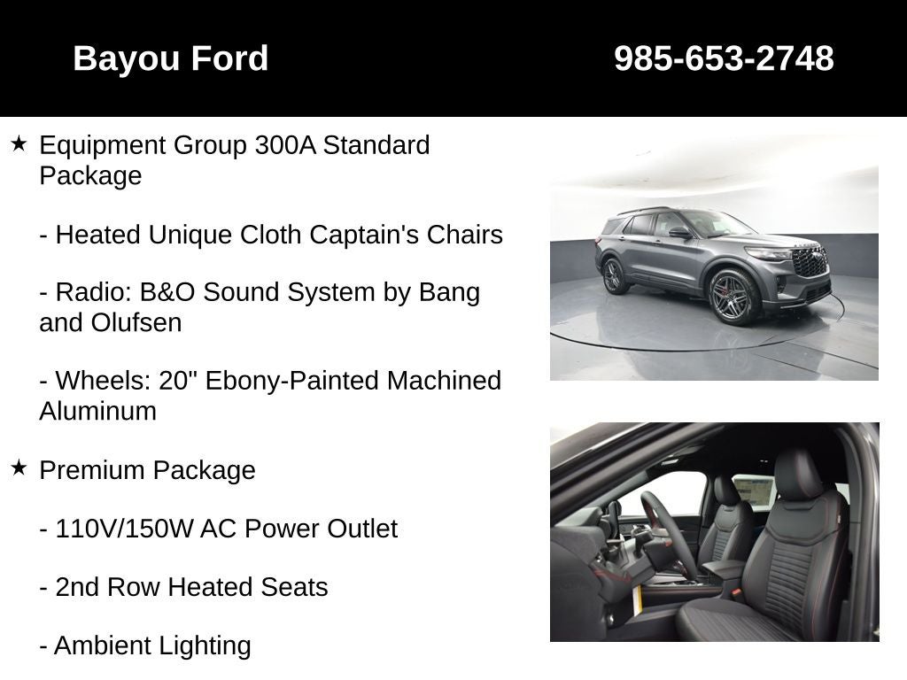 2026 Ford Explorer ST-Line 300A