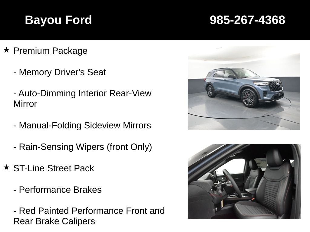 2026 Ford Explorer ST-Line 300A
